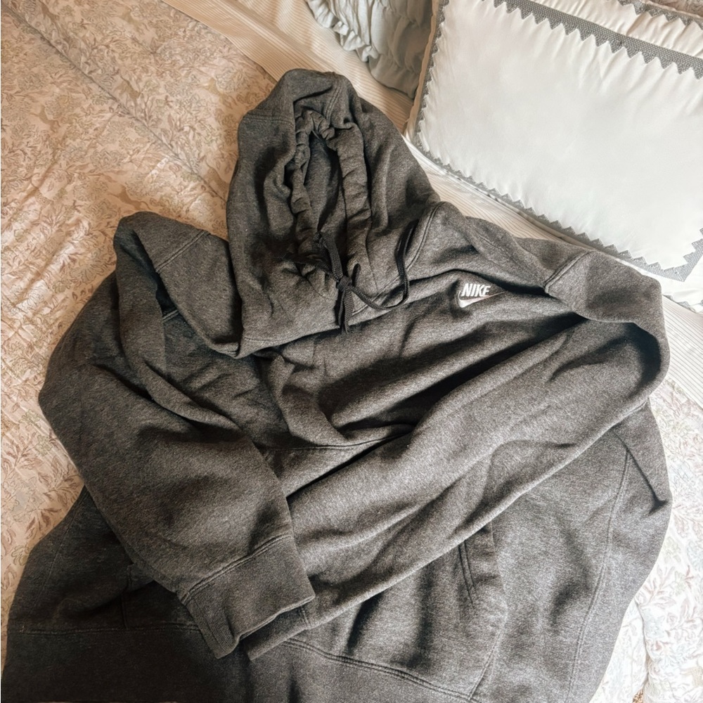 Nike Men's Dark Gray Hoodie